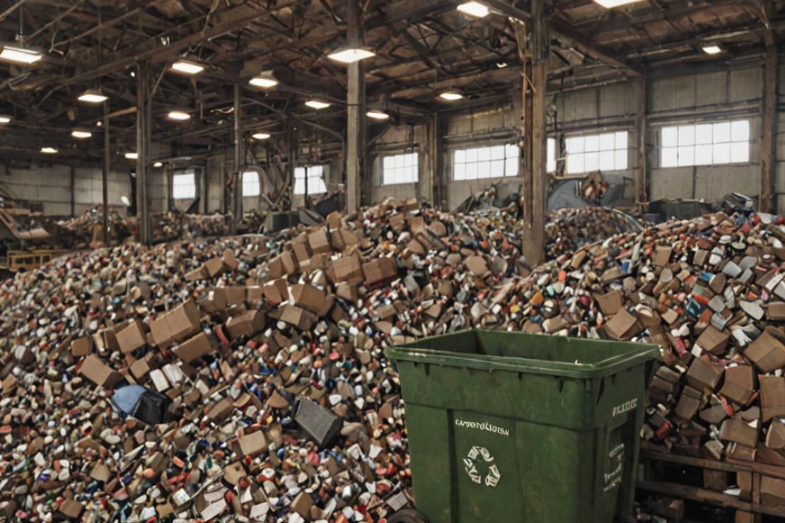 Plastic recycling process with sorted materials