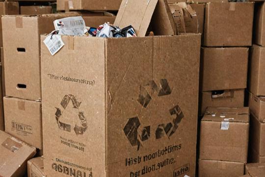 Paper and cardboard recycling process
